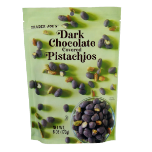 Dark Chocolate Covered Pistachios Trader Joe's 6oz